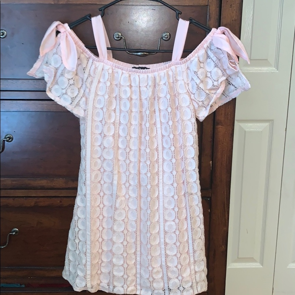 light pink dress